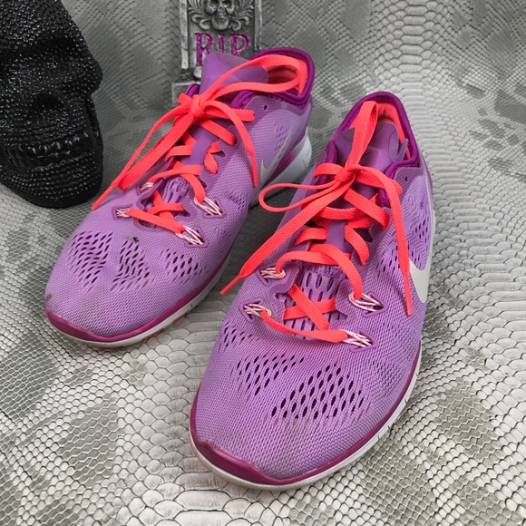 Purple Nike tr fit 5 running athletic shoes - Picture 2 of 7